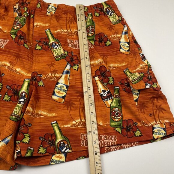 Big Dogs Swim Trunks Men’s 3XL  "It’s 5 O’Clock Somewhere" Pockets Hawaiian - Picture 2 of 14